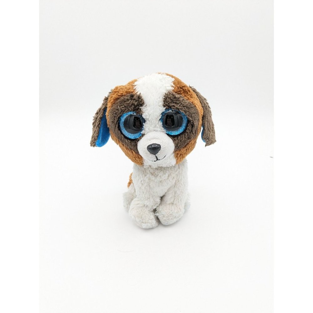 Ty Beanie Boo 2015 Brown 7" Plush Duke The Saint Bernard Dog